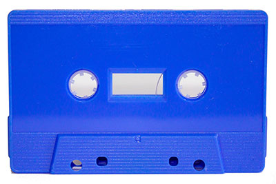 C-14 TONR ELECTRIC BLUE Tabs-out with Hi-Fi music grade Bias tape - TONRBLUE2727SW